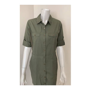 Roots Canada Khakhi Cotton summer dress Small